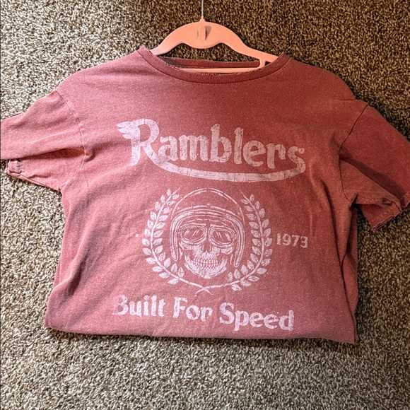 Ramblers Women's Graphic Tee - Rust Red - Picture 2 of 5